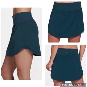 CALIA by Carrie Underwood Athletic Skort – Blue, Size M (Built-In Shorts